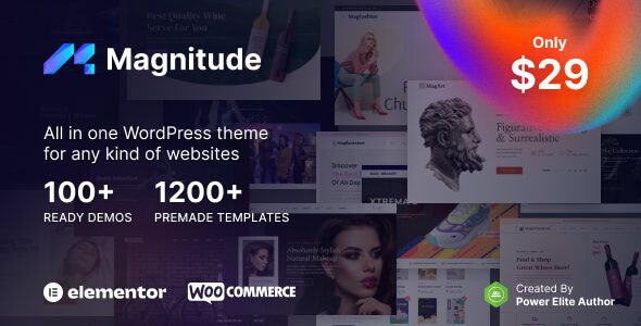 Magnitude – Multi-Purpose Elementor Website & eCommerce Builder WordPress Theme 1 Magnitude WordPress Theme