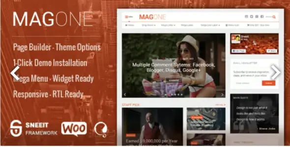 Mag One News Magazine WordPress Theme