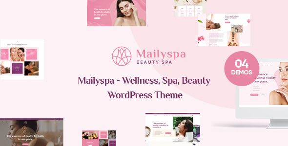 Mailyspa – Beauty Wellness WordPress Theme 1 Mailyspa – Beauty Wellness WordPress Theme