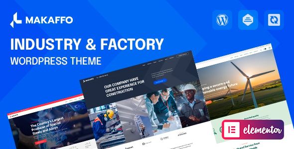 Makaffo - Industry & Factory WordPress Theme 1 Makaffo Industry & Factory WordPress Theme