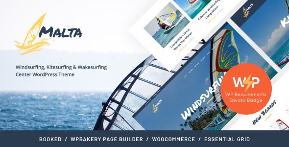 Malta - Surfing, Kitesurfing & Water Sports WordPress Theme 1 Malta - Surfing, Kitesurfing & Water Sports WordPress Theme
