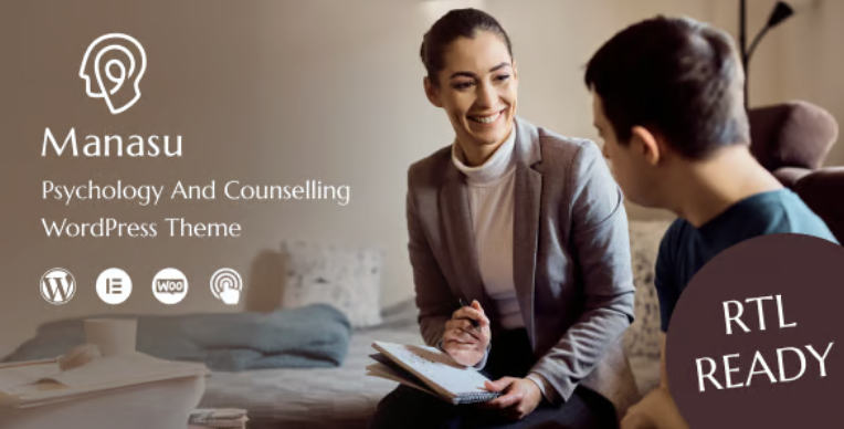 Manasu - Psychology and Counseling WordPress Theme 1 Manasu Psychology and Counseling WordPress Theme