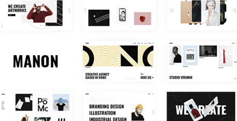 Manon Pro – Portfolio & Agency WordPress Theme 1 Manon Pro – Portfolio & Agency WordPress Theme