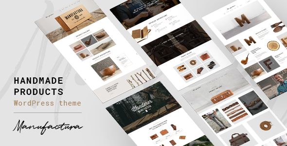 Manufactura - Handmade Crafts, Artisan, Artist WordPress Theme 1 Manufactura - Handmade Crafts, Artisan, Artist WordPress Theme