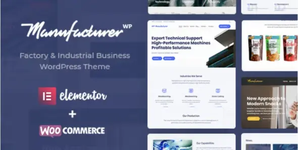 Manufacturer Pro WordPress Theme