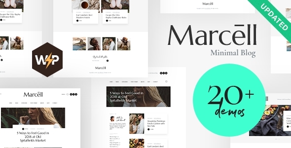 Marcell | Personal Blog & Magazine WordPress Theme 1 Marcell Minimal Blog WordPress Theme