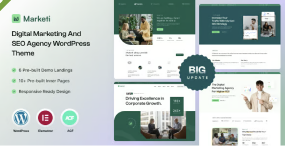 Marketi SEO Digital Marketing WordPress Theme