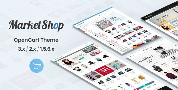 MarketShop – Multi-Purpose OpenCart Theme 1 Market Shop OpenCart Theme