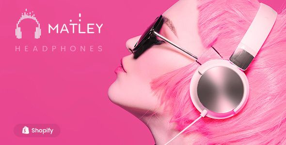 Matley - Shopify Single Product Store 1 Matley headphones Shopify product image