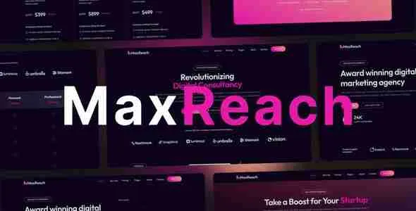 MaxReach - SEO & Digital Agency WordPress Theme 1 Max Reach WordPress Theme