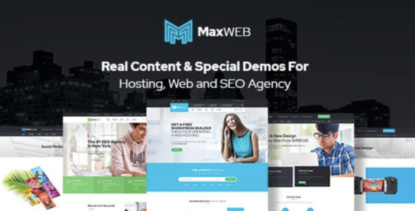Max Web Hosting SEO Agency WordPress Theme