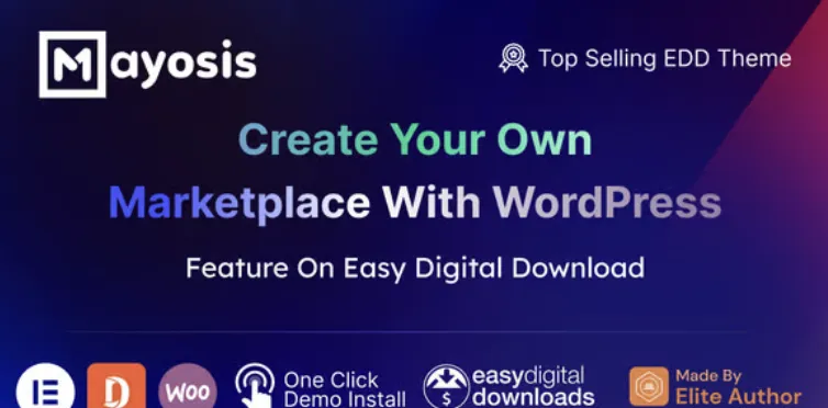 Mayosis Pro 5.4.5 – Digital Marketplace WordPress Theme 1 Mayosis Pro 5.4.5 WordPress Theme