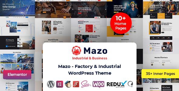 Mazo - Multipurpose Industry Factory WordPress Theme 1 Mazo - Multipurpose Industry Factory WordPress Theme