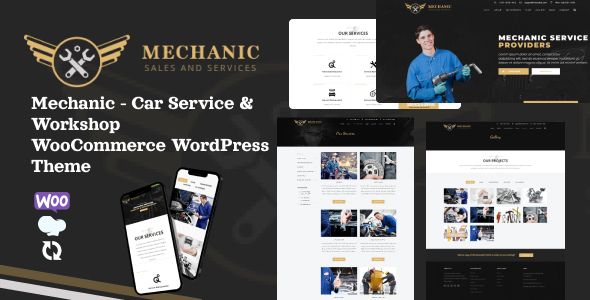 Mechanic - Car Service & Workshop WooCommerceWordPress Theme 1 Mechanic - Car Service & Workshop Woo Commerce WordPress Theme