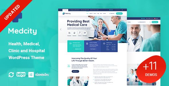 Medcity – Health Medical WordPress Theme 1 Medcity – Health Medical WordPress Theme