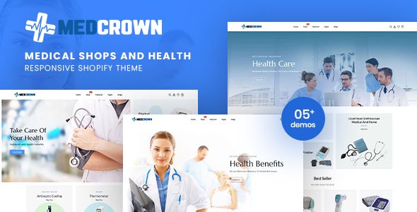 Medcrown - Medical Responsive Shopify Theme 1 Medcrown - Medical Responsive Shopify Theme