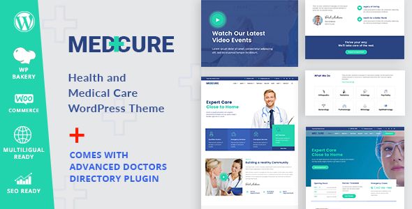 Medcure – Health and Medical Care WordPress Theme 1 Medcure Health and Medical Care WordPress Theme
