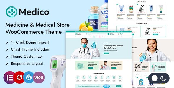 Medico – Medical and Healthcare Store WordPress Theme 1 Medico – Medical and Healthcare Store WordPress Theme