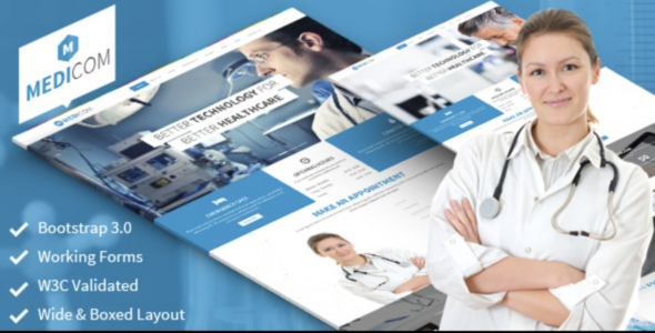 Medicom – Medical & Health WordPress Theme