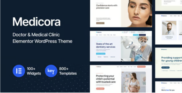 Medicora Doctor & Medical Clinic Elementor WordPress Theme