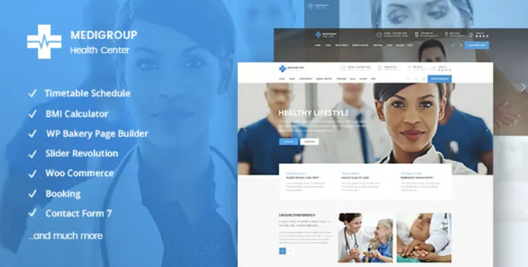 Medigroup Pro - Medical and Health WordPress Theme 1 Medigroup Pro WordPress Theme