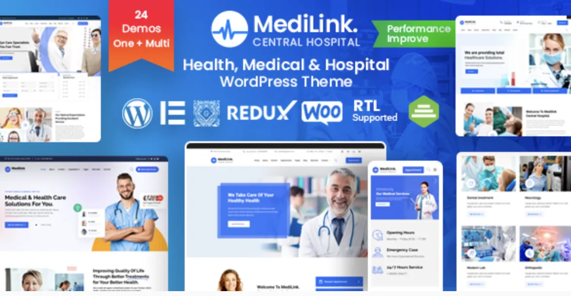 Medilink Pro – Health & Medical WordPress Theme 1 Medilink Pro – Health & Medical WordPress Theme