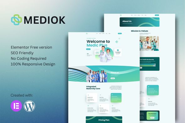 Mediok Medical Elementor Template Kit