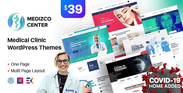 Medizco - Medical Health & Dental Care Clinic WordPress Theme 1 Medizco - Medical Health & Dental Care Clinic WordPress Theme