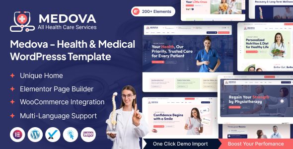 Medova – Health & Medical WordPress Theme 1 Medova – Health & Medical WordPress Theme