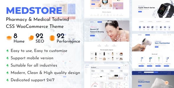Medstore - Responsive WooCommerce WordPress Theme 1 Medstore Responsive WooCommerce WordPress Theme