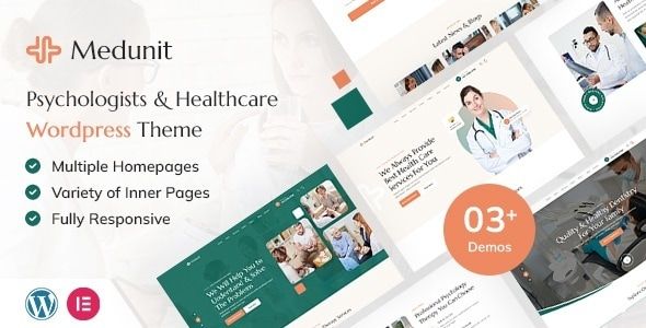 Medunit | Psychology Health Care WordPress Theme 1 Medunit WordPress Theme