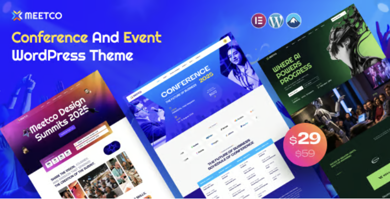 Meetco - Event & Conference WordPress Theme 1 Meetco - Event & Conference WordPress Theme