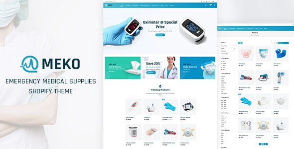 Meko - Medical Store Shopify Theme 1 Meko Medical Store Shopify Theme