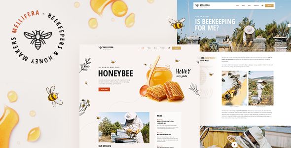 Mellifera – Beekeeping and Honey Shop Theme 1 Mellifera Beekeeping and Honey Shop WordPress Theme