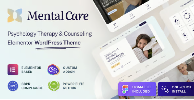 Mental Care - Therapy & Counseling Psychologist WordPress Theme 1 Mental Care Therapy & Counseling Psychologist WordPress Theme