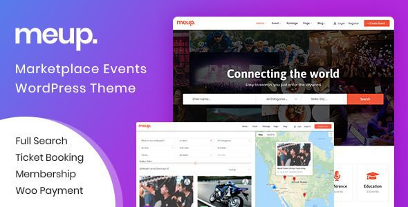 Meup - Event Marketplace WordPress Theme 1 Meup - Event Marketplace WordPress Theme