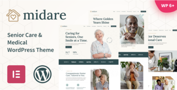 Midare Senior Care & Medical WordPress Theme