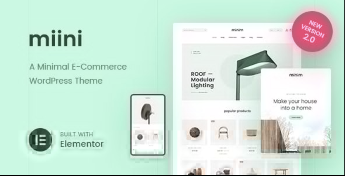 Miini – A Minimal WooCommerce Theme 1 Miini A Minimal Woo Commerce Theme