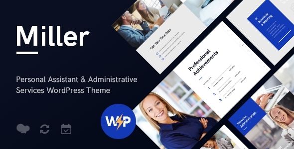 Miller | Personal Assistant & Administrative Services WordPress Theme 1 Miller Personal Assistant & Administrative Services WordPress Theme
