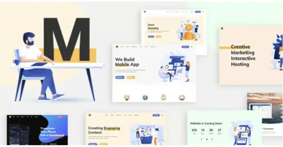 Milu Pro – Tech and App Landing Page WordPress Theme