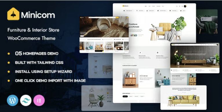 Minicom - Furniture & Interior Store WooCommerce WordPress Theme 1 Minicom - Furniture & Interior Store WooCommerce WordPress Theme