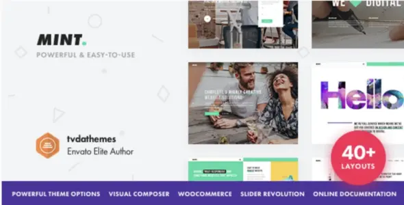 Mint Pro – Creative Multi-Purpose WordPress Theme
