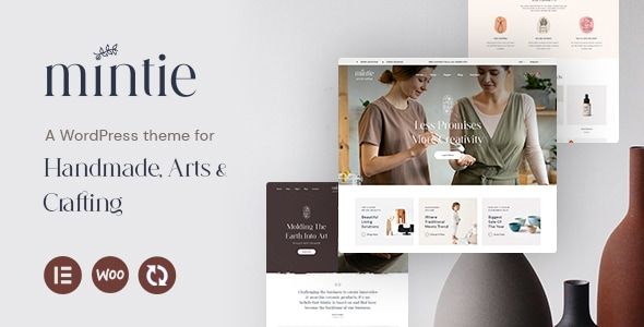 Mintie – Arts Crafts WooCommerce Theme 1 Mintie Arts Crafts Woo Commerce Theme