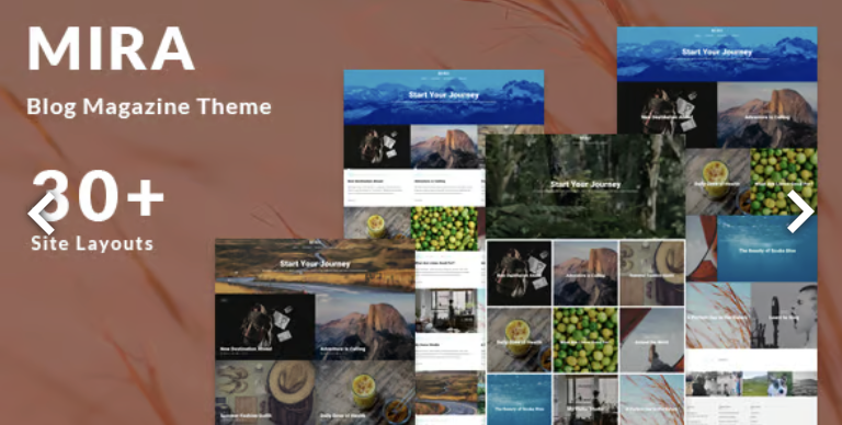 Mira - Photo Travel Blog WordPress Theme 1 Mira - Photo Travel Blog WordPress Theme