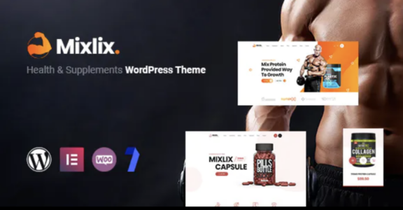 Mixlix Health & Supplements WordPress Theme