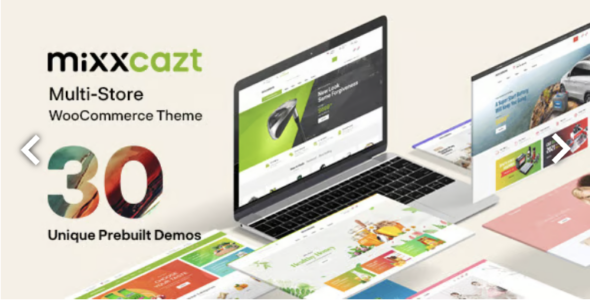 Mixxcazt Multi-Store WooCommerce Theme
