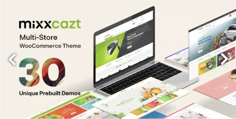 Mixxcazt – Creative Multipurpose WooCommerce Theme 1 Mixxcazt Multi-Store WooCommerce Theme