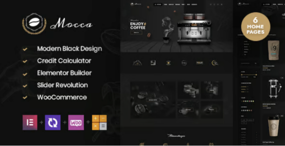 Mocca Coffee Shop Woo Commerce Theme