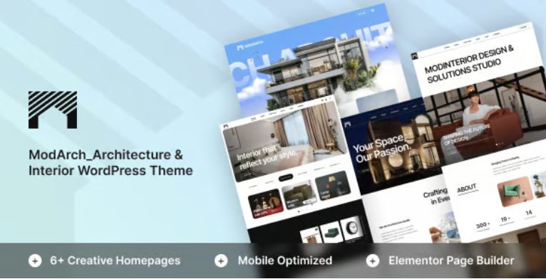 ModArch - Architecture & Interior WordPress Theme 1 Mod Arch Architecture & Interior WordPress Theme