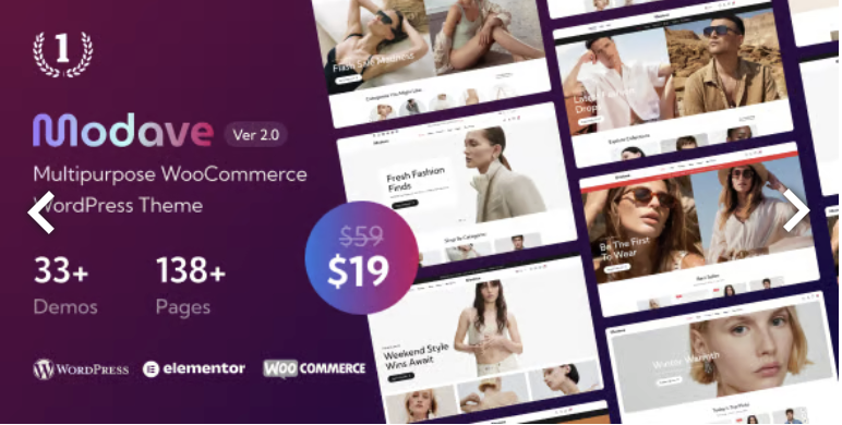 Modave - Multipurpose WooCommerce WordPress Theme 1 Modave Multipurpose Woo Commerce WordPress Theme